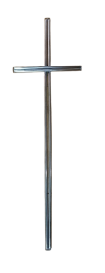 Krzyż metalowy, model P26