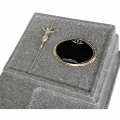 Pomnik plastikowy Harmony GRANIT + tabliczka + krzyż + wazon