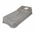Pomnik plastikowy Harmony GRANIT + tabliczka + krzyż + wazon