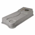 Pomnik plastikowy Harmony GRANIT + tabliczka + krzyż + wazon