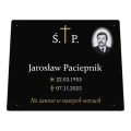 Pomnik plastikowy TEMPUS Nagrobek mały urnowy lub dziecięcy CZARNY