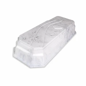 Pomnik plastikowy Royal Serce JASNY MARMUR