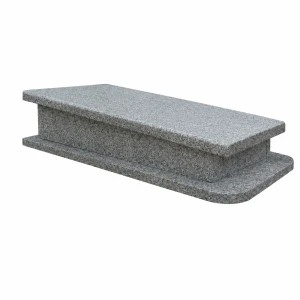 Nagrobek granitowy pojedynczy - 2 - 180cm x 80cm - M1020 j.Strzegom