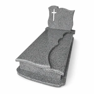 Nagrobek granitowy pojedynczy - 4 - 190cm x 90cm - M1020 j.Strzegom