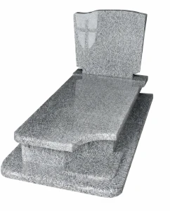 Nagrobek granitowy pojedynczy - 7 - 190cm x 95cm - M1020 j.Strzegom
