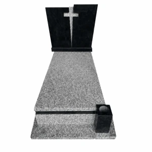 Nagrobek granitowy pojedynczy - 13 - 190cm x 90cm - M1020 j.Strzegom/Beidaging Imapla
