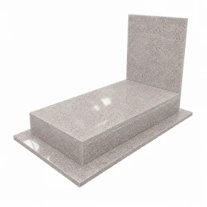 Nagrobek granitowy pojedynczy - 31 - 190cm x 90cm - Brąz Królewski