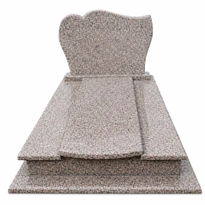 Nagrobek granitowy podwójny - 46 - 190cm x 160cm - Brąz Królewski